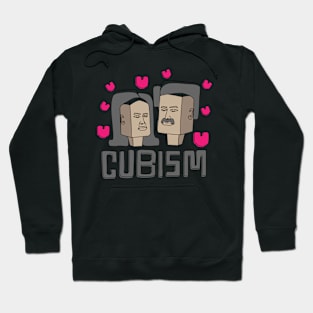 Cubism Art Lovers Faces Hoodie